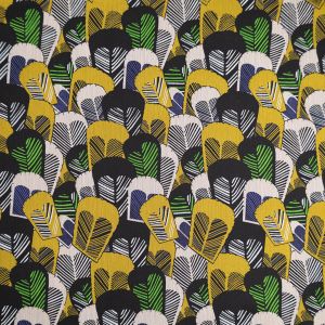 Printed chiffon / Yellow-Green