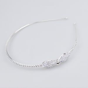 Headband with bow / rhinestones