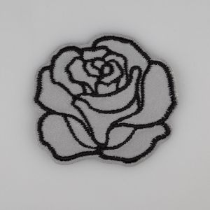 Iron-on reflective motifs / Rose