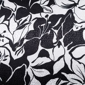 Print faux silk Ginepro digi / Black