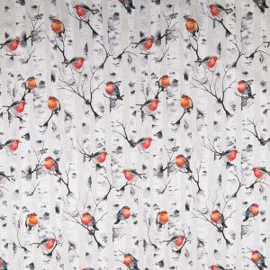 Digital-print cotton fabric / Bullfinch