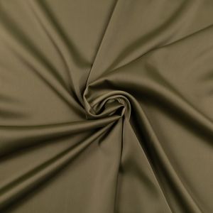 Plain polyester Crepe Satin / 35 Khaki