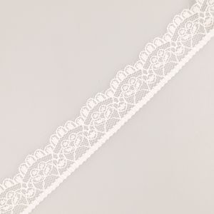 Lace 25 mm / White