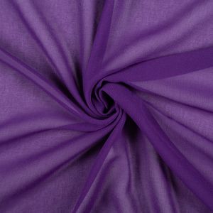 Crepe chiffon / Purple