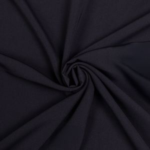 Plain faux silk / Black