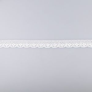 Cotton lace / 15 mm / White