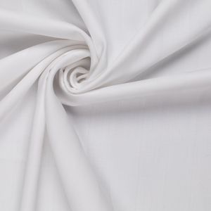 Cotton sateen bedsheeting / White