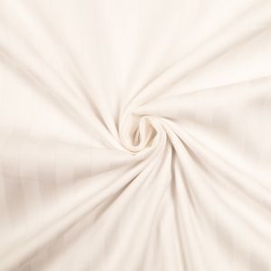 Cotton sateen bedsheeting / White