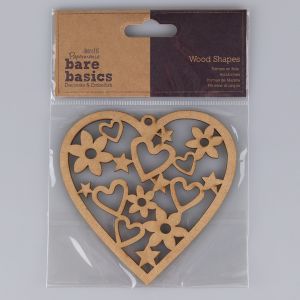 Bare Basics Wooden Heart