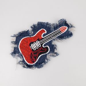 Sew-on motif 8 x 13 cm / Guitar