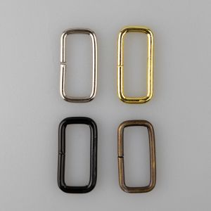 Metal ring Square 20 mm / Different shades