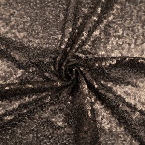 Tulle with sequins / Dark Grey