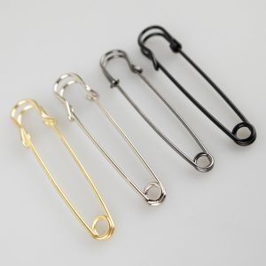 Decorative safety pin 76 mm / Different shades