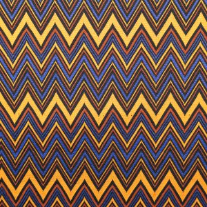 Printed ponte roma / Orange