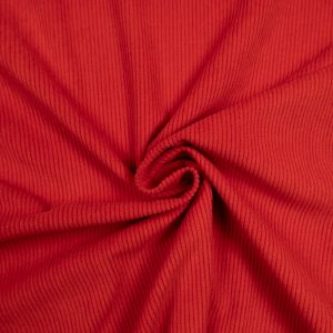 Needle cord fabric / Red