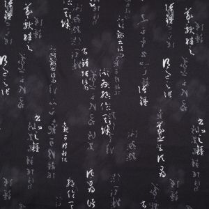 Print faux silk Oriental Satin