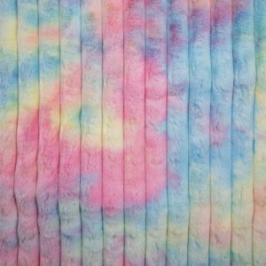 Low-pile fur / Rainbow