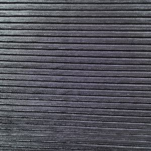 Pleated metallic fabric / Silver
