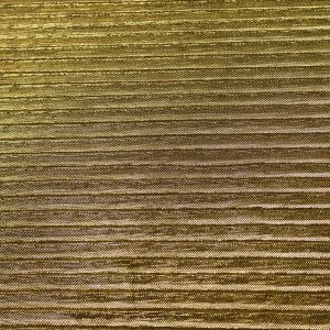 Pleated metallic fabric / Gold