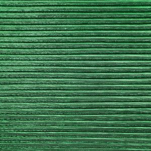 Pleated metallic fabric / Green