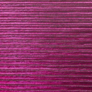 Pleated metallic fabric / Magenta