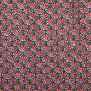 Digital printed jersey / black-red