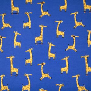 Printed jersey fabric / Giraffes