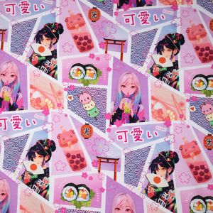 Digital printed jersey / Pink
