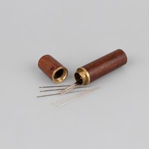 Wood tube with needle