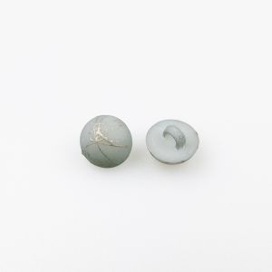 Round small button 11 mm / Grey
