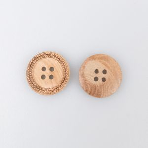 Wooden button 20 mm