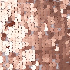 Jersey with sequins / Rose Gold