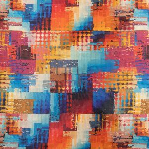 Digital print fabric Mango silk / Design 4