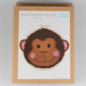 Embroidery Punch Needle Kit / Monkey