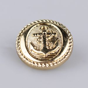 Shank button Anchor 22 mm / Gold