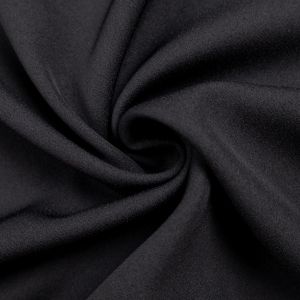 Plain heavy soft touch fabric / Black