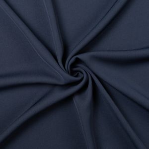 Plain heavy soft touch fabric / Night Blue