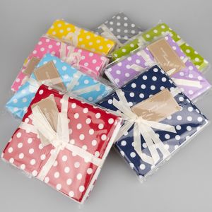 Polka dot fat quarter bundle, 5 pcs, 53x46 cm / Different shades