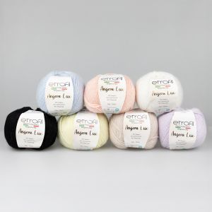 Yarn Etrofil Angora Lux 50 g / Different tones