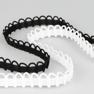 Elastic with D ring 18 mm / Different shades