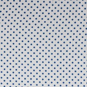 Printed chiffon / White-Blue