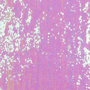 Reversible sequin fabric / White-Pink