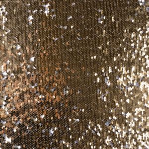 Reversible sequin fabric / Silver-Gold