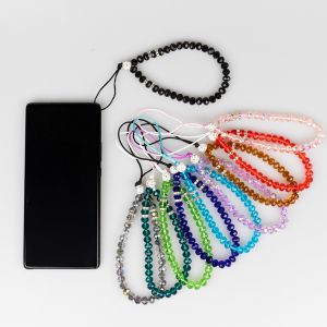 Beaded mini loop tie / Different shades