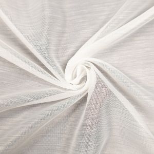Curtain voile with leadband / Natural