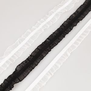 Jacket Elastic with ruffle / Different widths / Different shades
