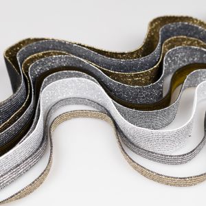 Rubber lurex / Different widths / Different shades