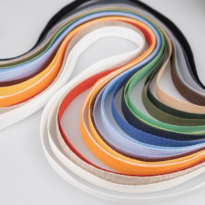 Herringbone twill tape trim 10 mm CO/PES / Different shades