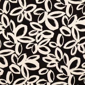 Viscose crepe / Black-white