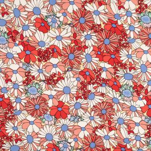 Printed viscose / Large Daisy